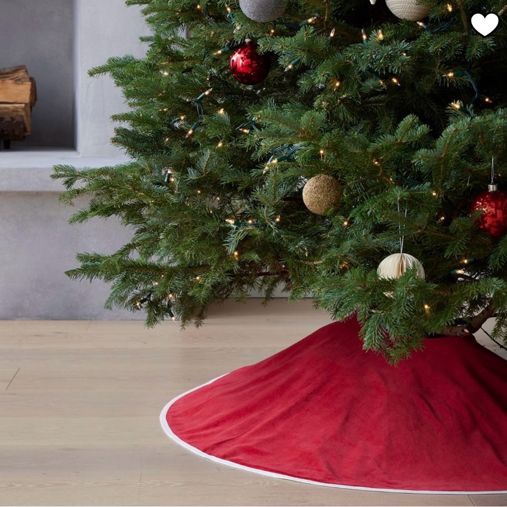 West Elm Velvet Tree Skirt
